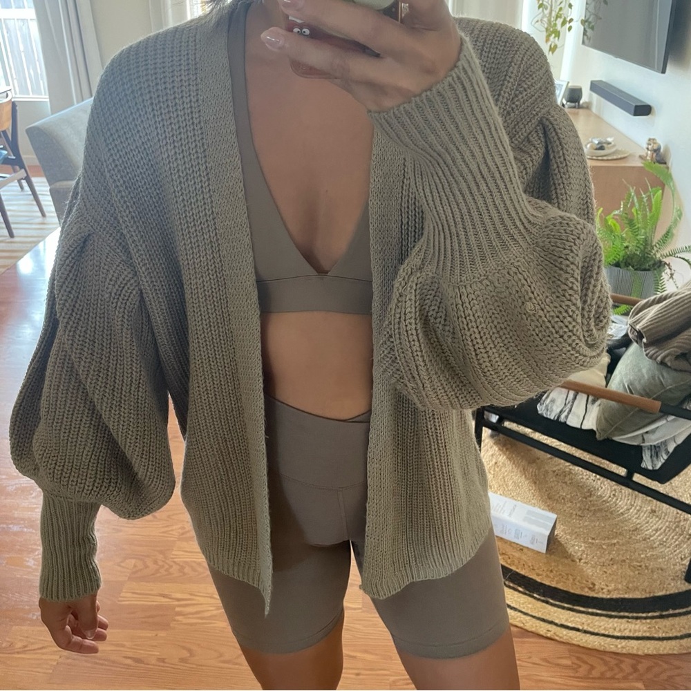 Knit cardigan